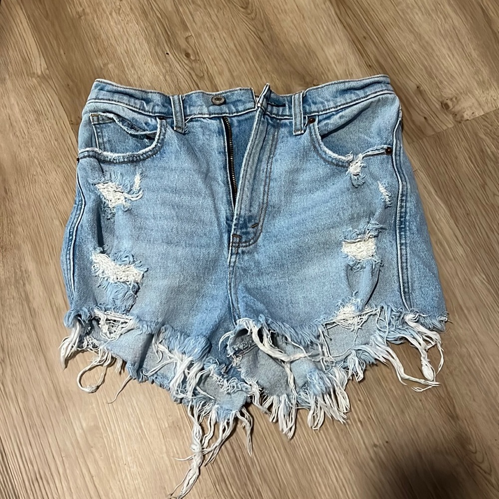 Abercrombie and Fitch Ultra High Rise Mom Shorts